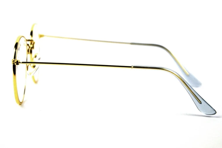 Bella - Okulary Zerówki - Złote