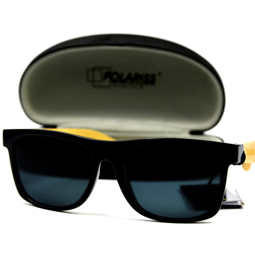 Jungle - Drewniane Okulary Polaryzacyjne - Czarne