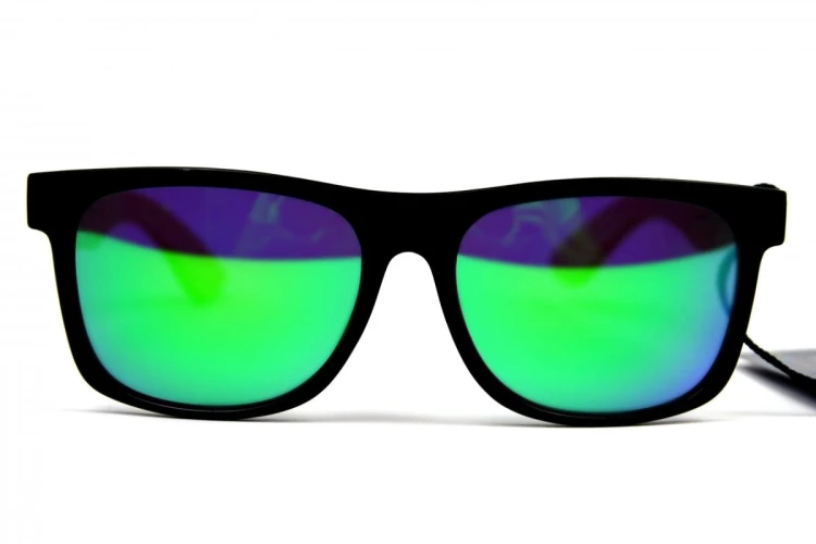 Jungle - Drewniane Okulary Polaryzacyjne - Zielone