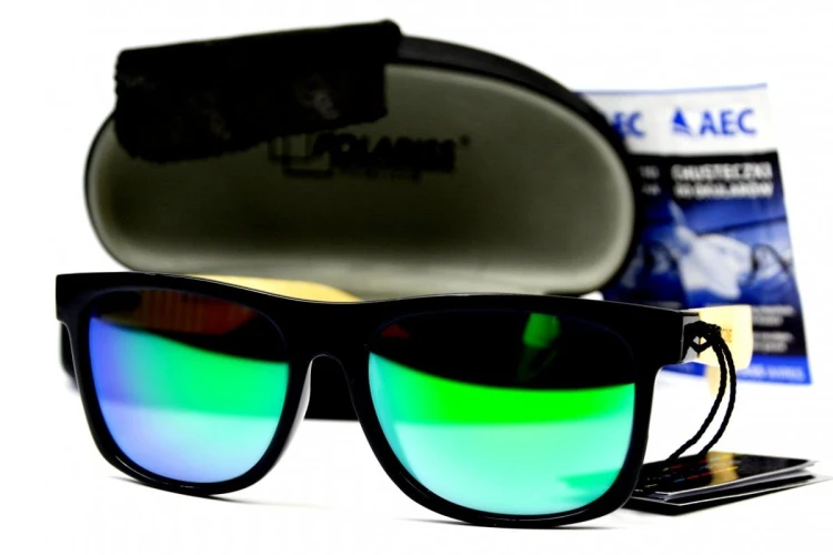 Jungle - Drewniane Okulary Polaryzacyjne - Zielone