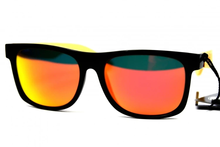 Jungle - Drewniane Okulary Polaryzacyjne - Pomarańczowe