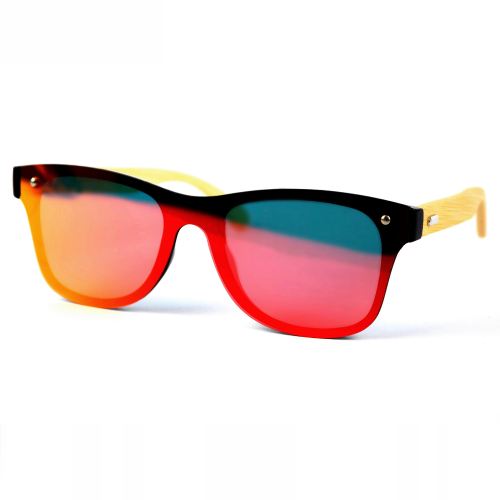 Waterfall - Drewniane Okulary Polaryzacyjne - Pomarańczowe