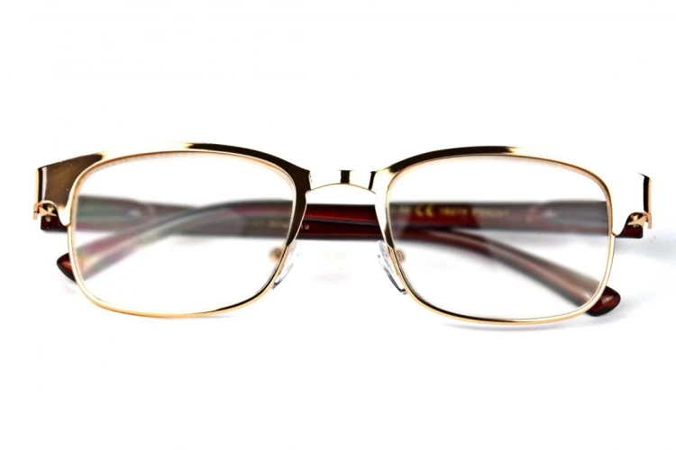 Gold Metal +2,5 - Okulary Korekcyjne