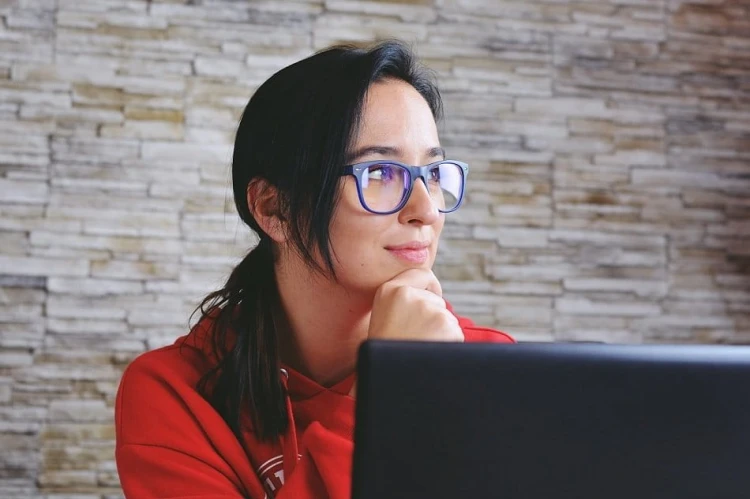 Clever - Okulary do pracy przy komputerze - Niebieskie