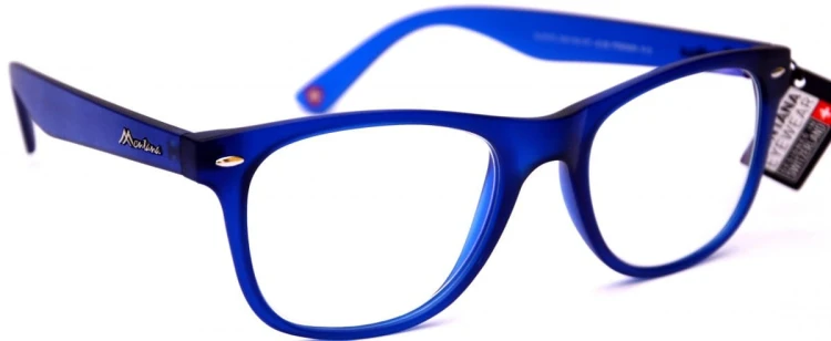 Clever +3,0  - Okulary Korekcyjne do pracy przy komputerze - Niebieskie