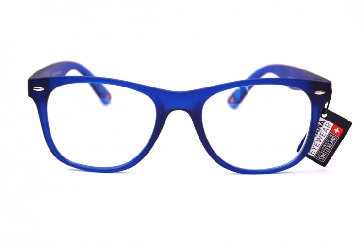 Clever +3,0  - Okulary Korekcyjne do pracy przy komputerze - Niebieskie