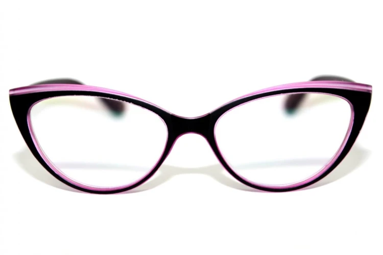 Claw +3,5 - Okulary Korekcyjne z Antyrefleksem - Róż
