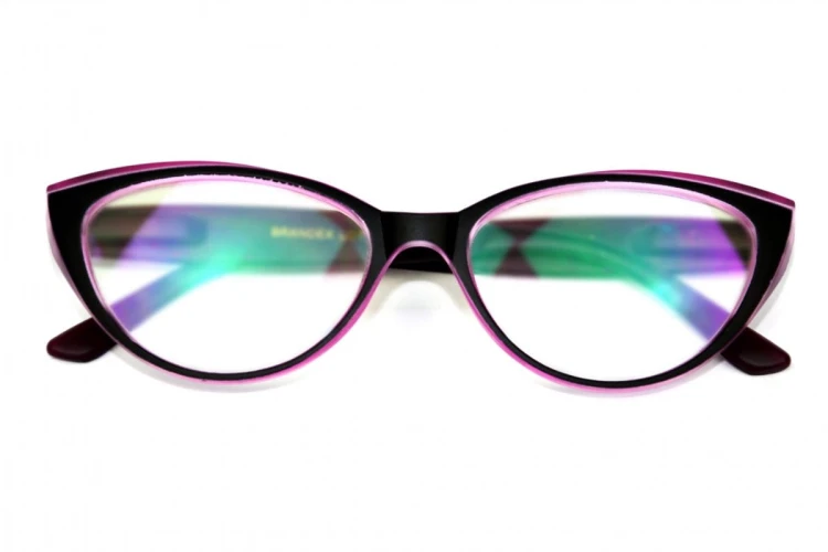 Claw +3,5 - Okulary Korekcyjne z Antyrefleksem - Róż