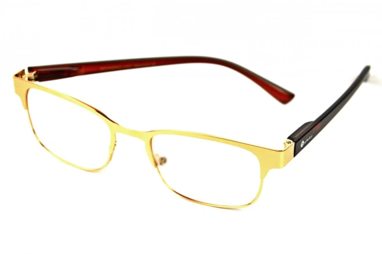 Gold Metal +1,0 - Okulary Korekcyjne