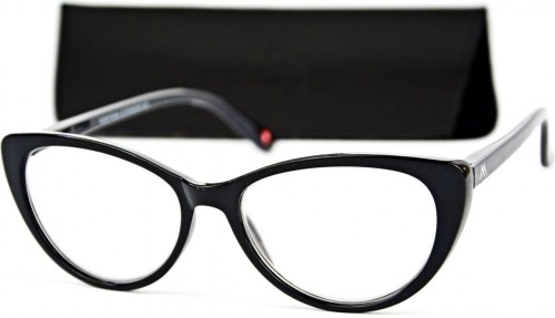 Betty +3,0 - Okulary Korekcyjne - Czarne