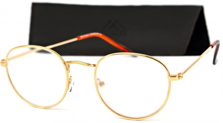 Gemi +1,5 - Okulary Korekcyjne - Złote