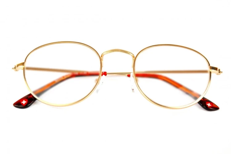 Gemi +2,5 - Okulary Korekcyjne - Złote