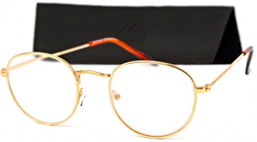 Gemi +3,5 - Okulary Korekcyjne - Złote