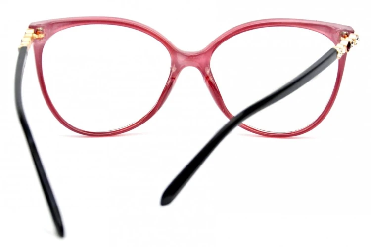Elizabeth - Okulary do pracy przy komputerze - Czarno-Różowe