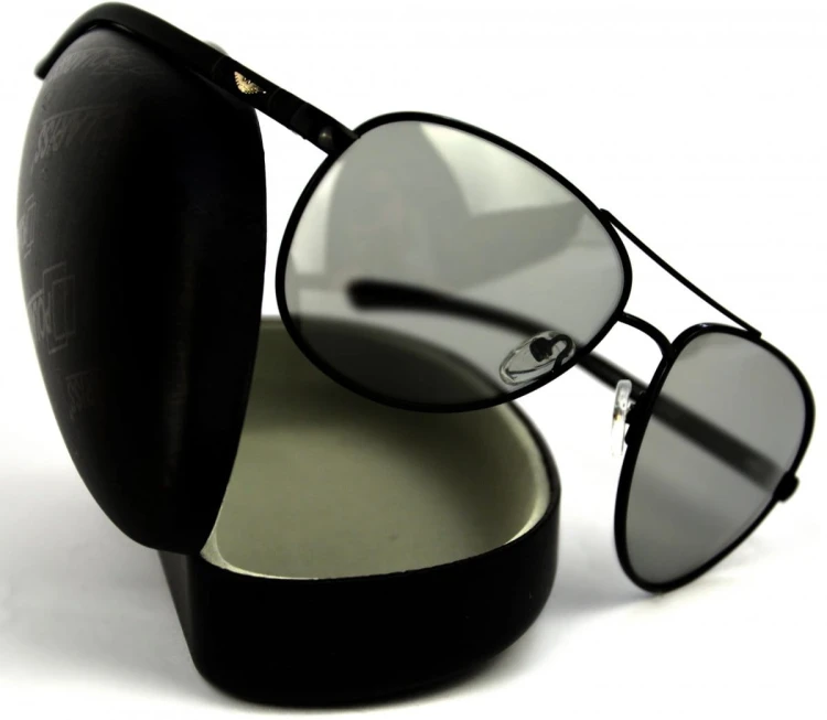 Rich - Okulary Fotochromowe Polaryzacyjne - Czarne