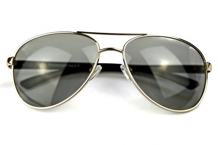 Rich - Okulary Fotochromowe Polaryzacyjne - Srebrne