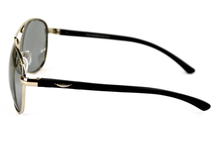 Rich - Okulary Fotochromowe Polaryzacyjne - Srebrne