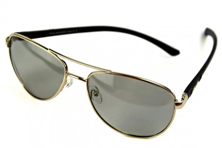 Rich - Okulary Fotochromowe Polaryzacyjne - Srebrne
