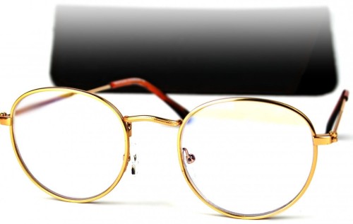 Gemis +1,5  - Okulary Korekcyjne do pracy przy komputerze - Złote