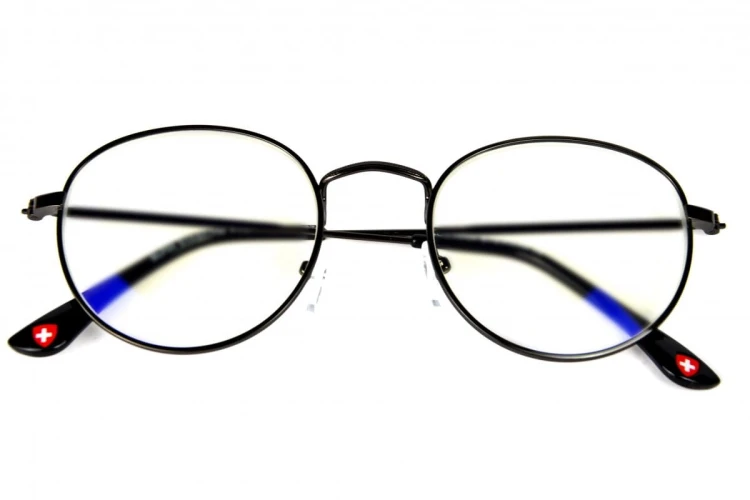 Gemis +3,0  - Okulary Korekcyjne do pracy przy komputerze - Czarne