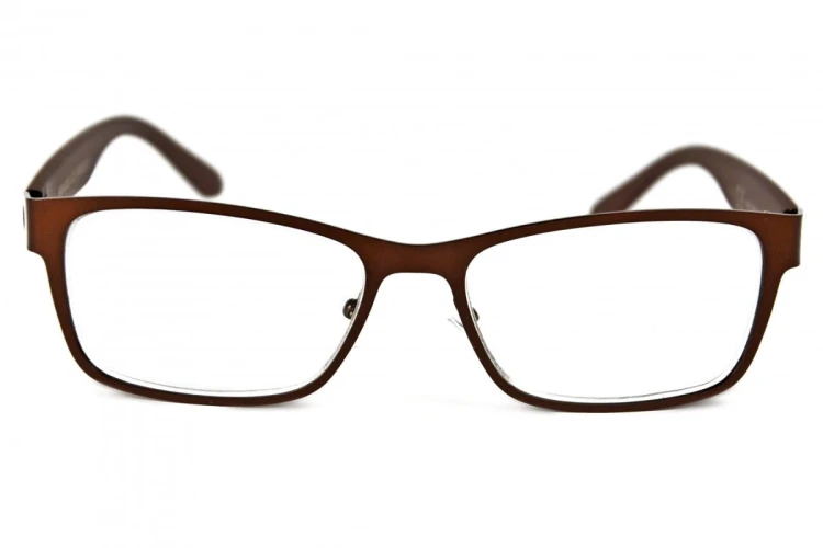Brown Metal +2,0 - Okulary Korekcyjne