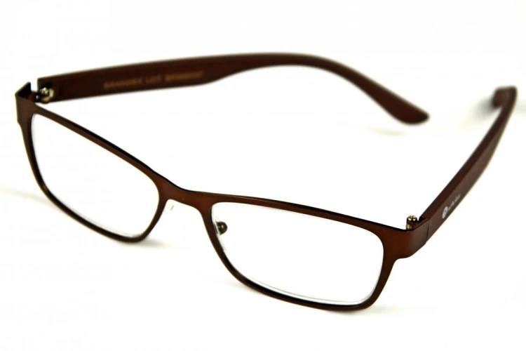 Brown Metal +2,0 - Okulary Korekcyjne