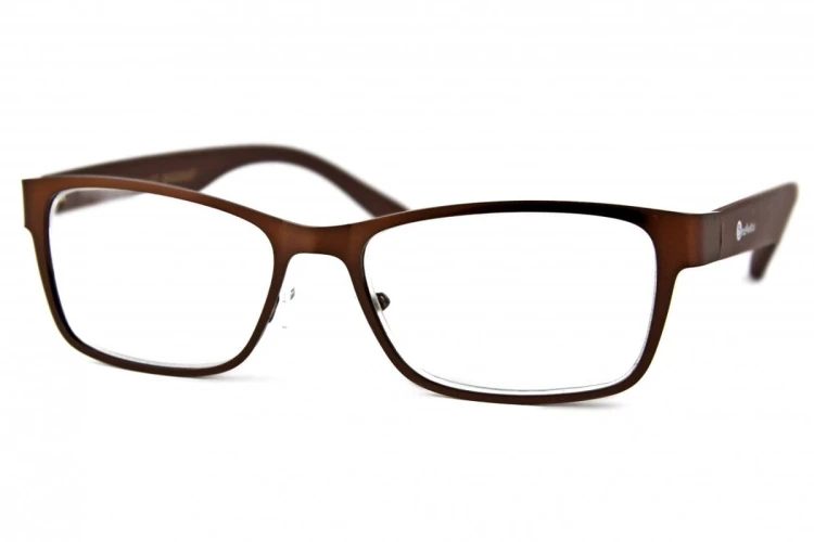 Brown Metal +2,5 - Okulary Korekcyjne