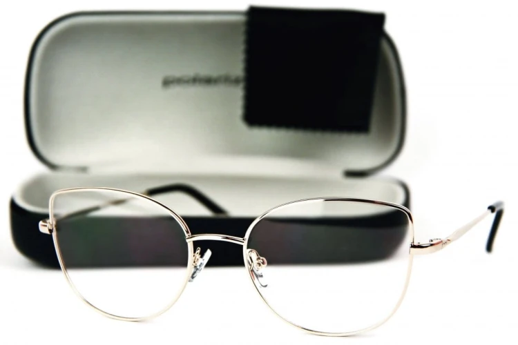 Catty - Okulary Oprawki - Srebrne