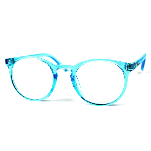 Amber +3,0 - Okulary Korekcyjne - Turkusowe
