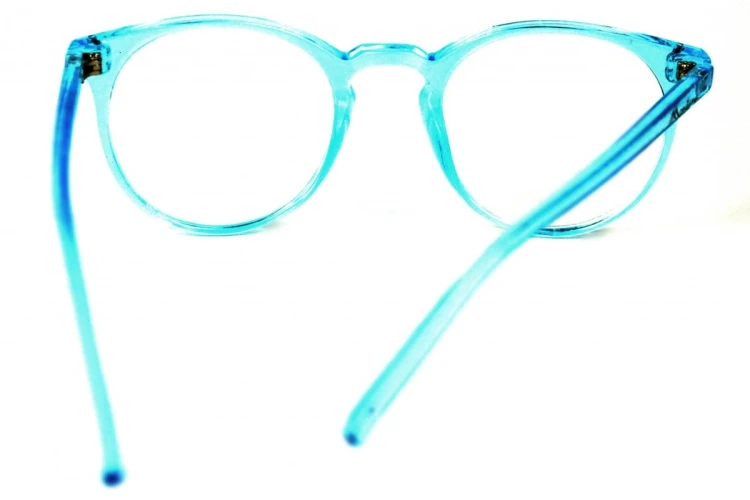 Amber +3,0 - Okulary Korekcyjne - Turkusowe