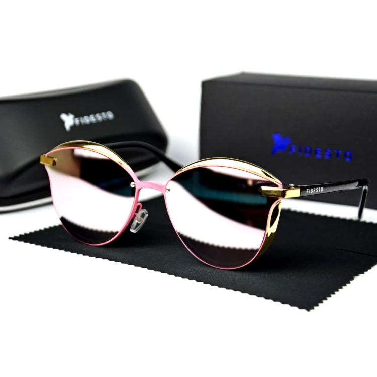 Victoria - Okulary Polaryzacyjne - Różowe