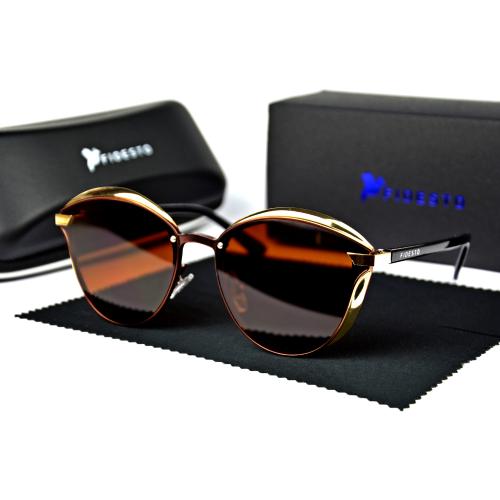 Victoria - Okulary Polaryzacyjne - Brązowe