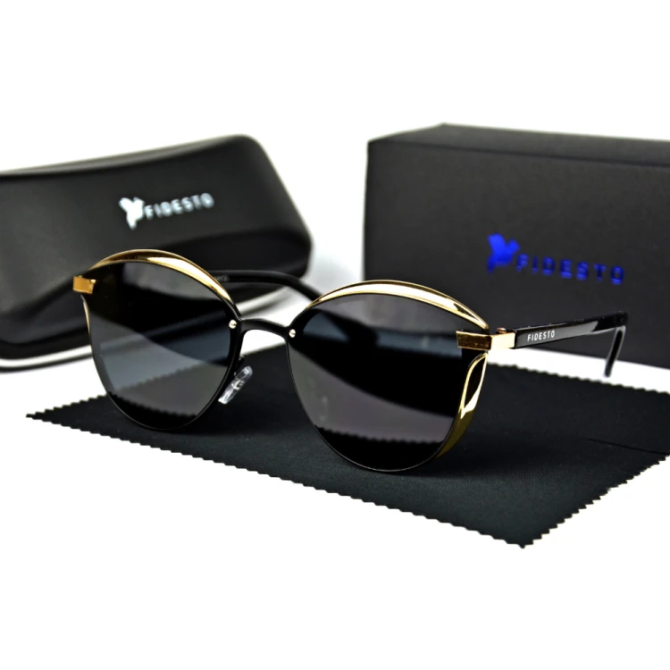 Victoria - Okulary Polaryzacyjne - Czarne