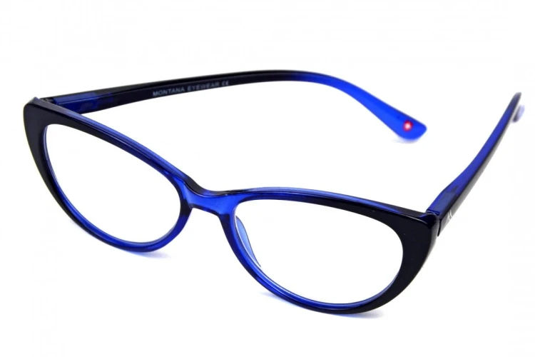 Betty +1,5 - Okulary Korekcyjne - Niebieskie