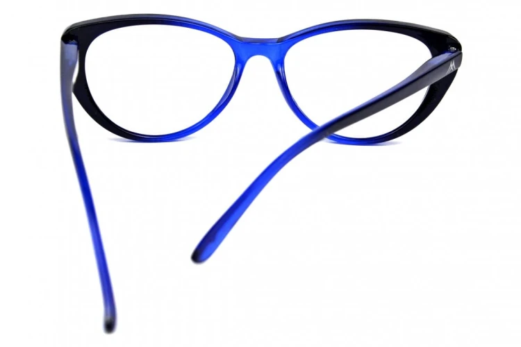 Betty +1,5 - Okulary Korekcyjne - Niebieskie